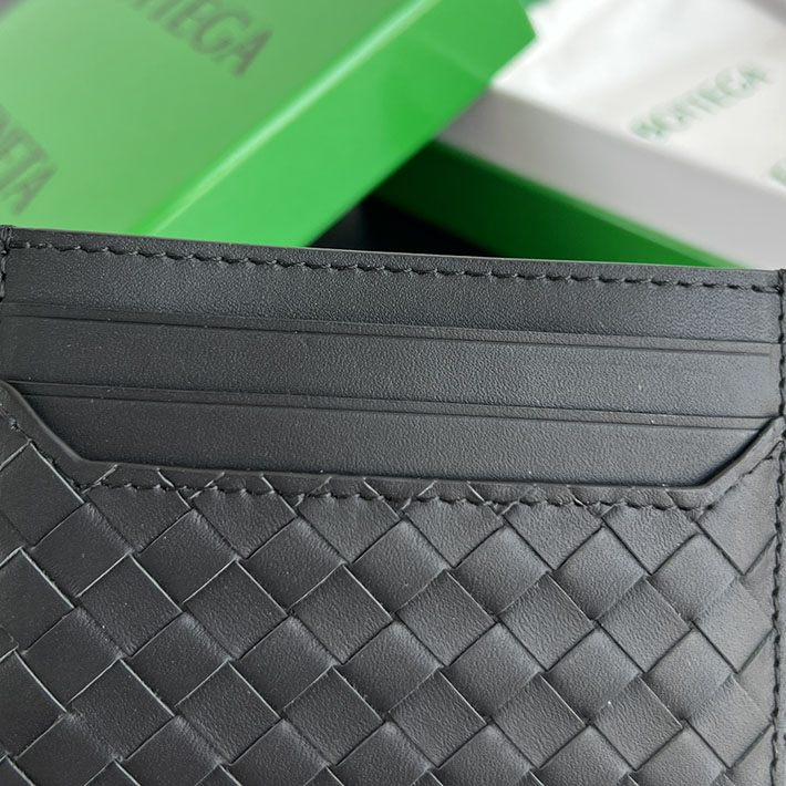 最高級ボッテガコピー Bottega Veneta イントレチャート ピッコロ カードケース ブラック 817397V4LQ18425 ボッテガヴェネタ カードケース - 画像 (3)