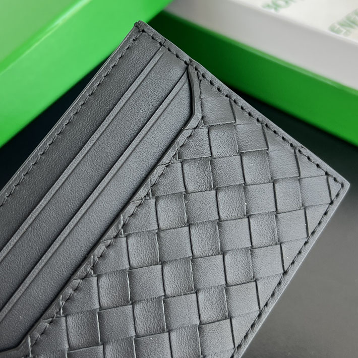 最高級ボッテガコピー Bottega Veneta イントレチャート ピッコロ カードケース ブラック 817397V4LQ18425 ボッテガヴェネタ カードケース - 画像 (2)