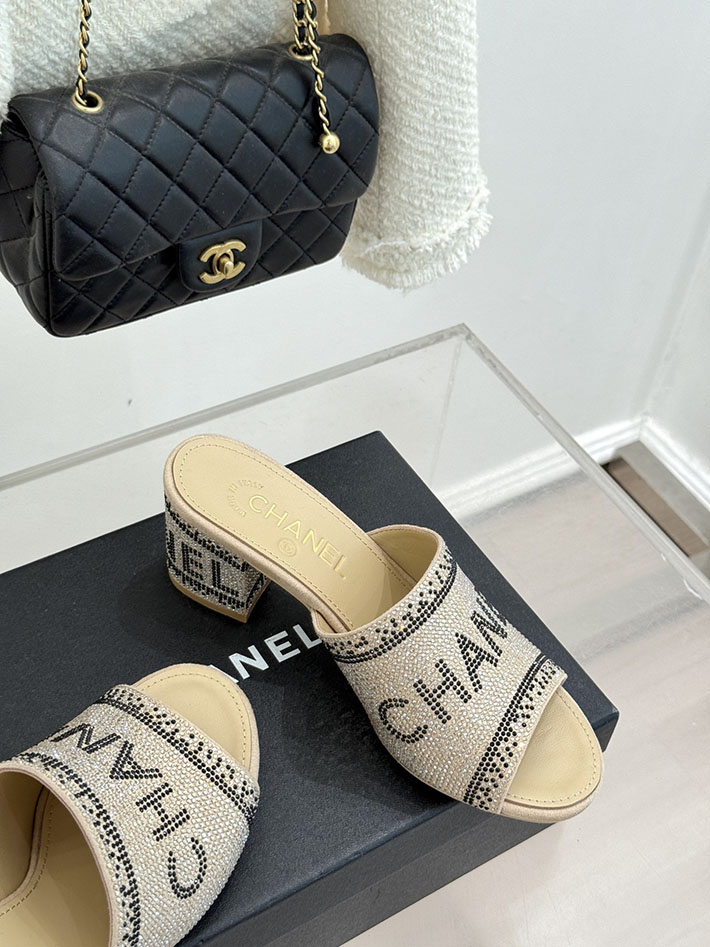 最高級シャネルスーパーコピー CHANEL ココマーク ミュール サンダル ストラス 2026年春夏 新作 ベージュ 2630990 シャネル サンダル レディース - 画像 (6)