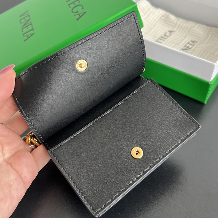 最高級ボッテガコピー Bottega Veneta ソルスティス ビジネスカードケース ブラック 810596V4R418425 ボッテガ 名刺入れ レディース - 画像 (5)