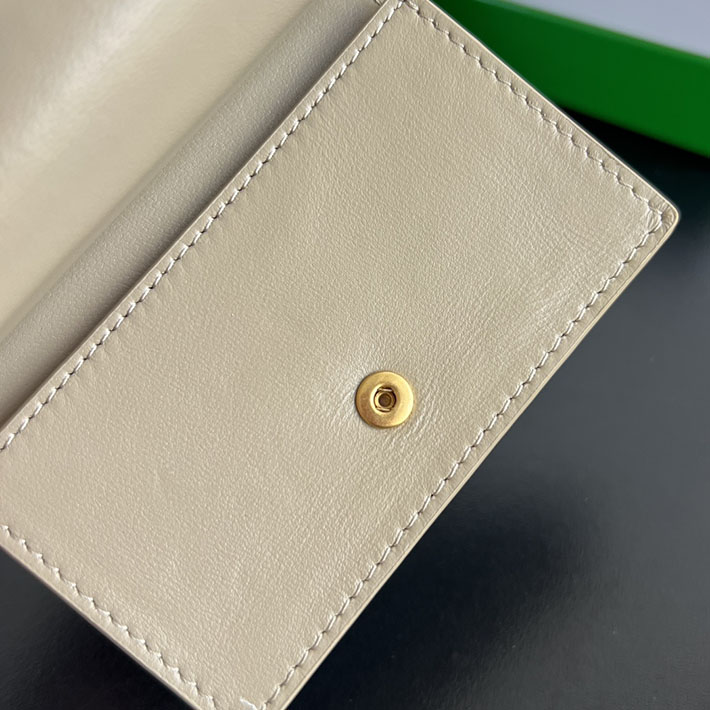 最高級ボッテガコピー Bottega Veneta ソルスティス ビジネスカードケース ポリッジ 810596V4R419776 ボッテガ カードケース 財布代わり - 画像 (4)