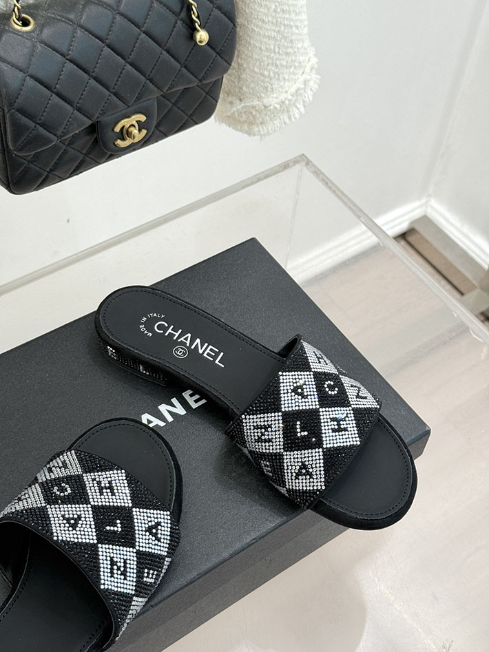 最高級シャネルスーパーコピー CHANEL ココマーク ミュール サンダル ストラス 2026年春夏 新作 ブラック 2630994 シャネル 靴 セール - 画像 (6)