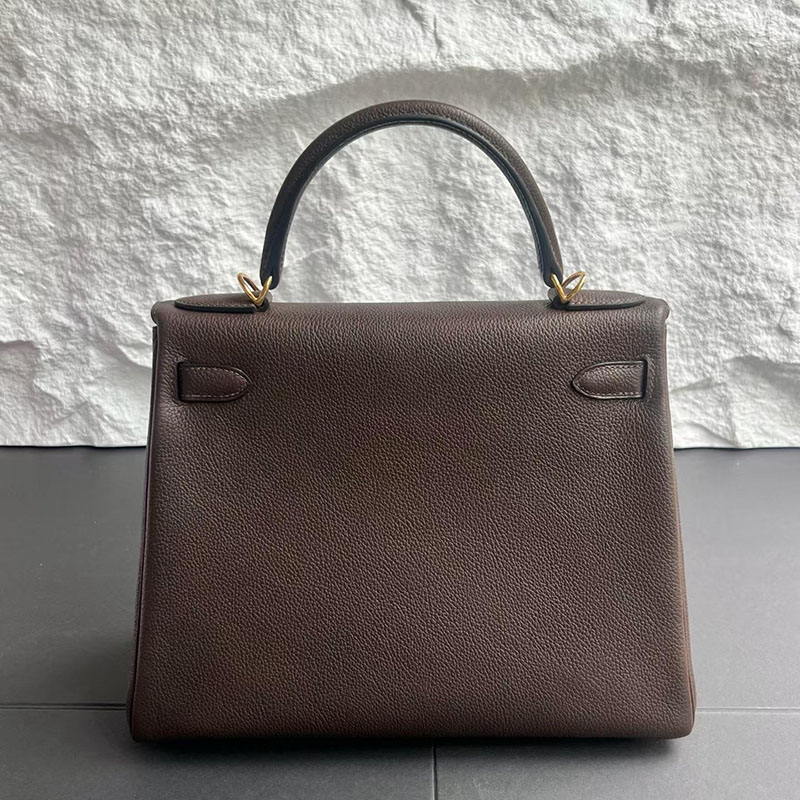 エルメス ケリー28の通販 HERMES ケリー28 内縫い エベンヌ トゴ ゴールド金具 H027630CC46 エルメス ケリー28 定価 - 画像 (8)