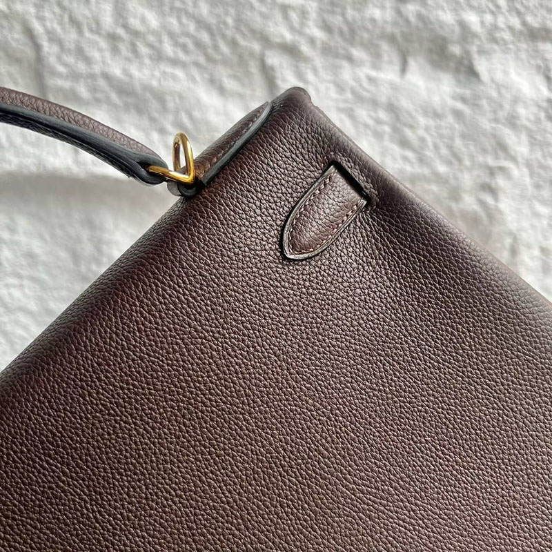 エルメス ケリー28の通販 HERMES ケリー28 内縫い エベンヌ トゴ ゴールド金具 H027630CC46 エルメス ケリー28 定価 - 画像 (7)