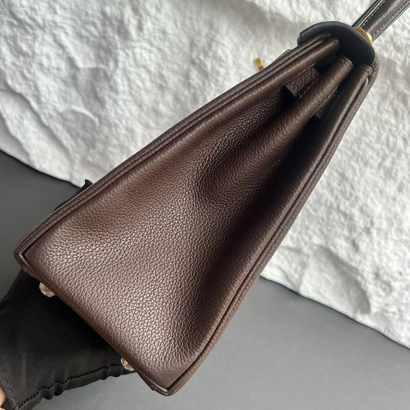 エルメス ケリー28の通販 HERMES ケリー28 内縫い エベンヌ トゴ ゴールド金具 H027630CC46 エルメス ケリー28 定価 - 画像 (6)