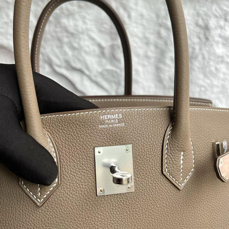 エルメス バーキン 30の通販 HERMES バーキン30 エトゥープ トゴ シルバー金具 H027633CK18 バーキン30 エトゥープ - 画像 (4)