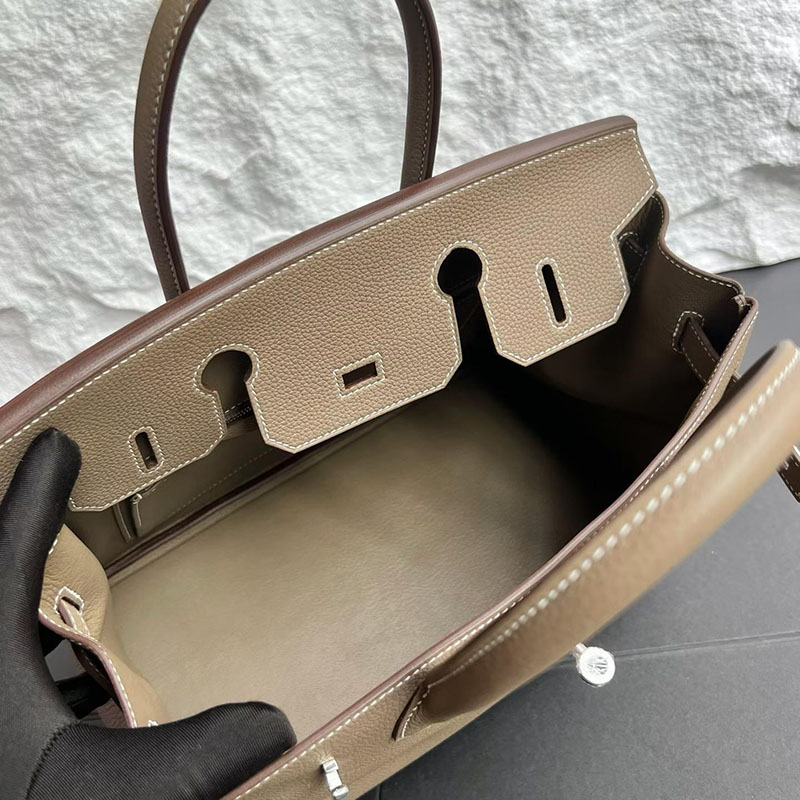 エルメス バーキン 30の通販 HERMES バーキン30 エトゥープ トゴ シルバー金具 H027633CK18 バーキン30 エトゥープ - 画像 (3)