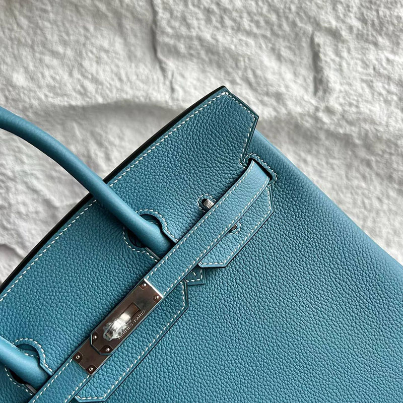 エルメス バーキン 30の通販 HERMES バーキン30 ニューブルージーン トゴ シルバー金具 H027633CKD2 エルメス バーキン30 定価 - 画像 (9)