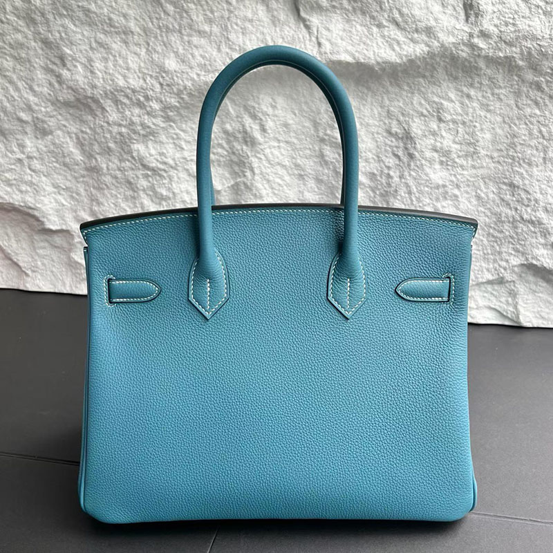 エルメス バーキン 30の通販 HERMES バーキン30 ニューブルージーン トゴ シルバー金具 H027633CKD2 エルメス バーキン30 定価 - 画像 (8)