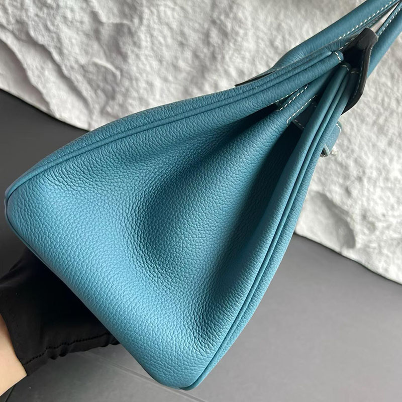 エルメス バーキン 30の通販 HERMES バーキン30 ニューブルージーン トゴ シルバー金具 H027633CKD2 エルメス バーキン30 定価 - 画像 (6)