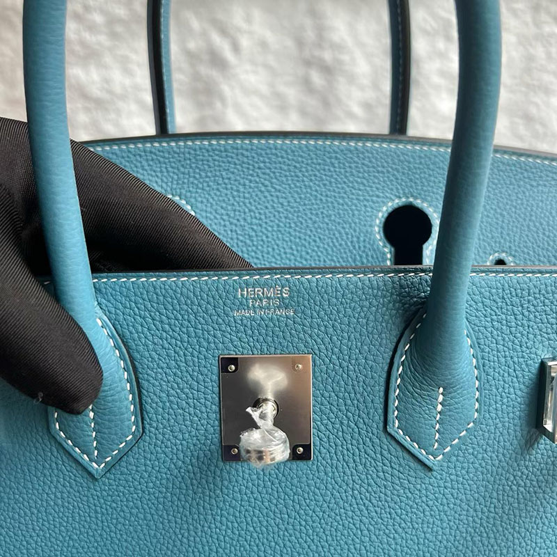 エルメス バーキン 30の通販 HERMES バーキン30 ニューブルージーン トゴ シルバー金具 H027633CKD2 エルメス バーキン30 定価 - 画像 (5)