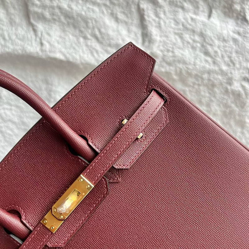 エルメス バーキン25の通販 HERMES バーキン25 ルージュアッシュ マダム ゴールド金具 H082301CC55 エルメスバーキンコピー - 画像 (9)