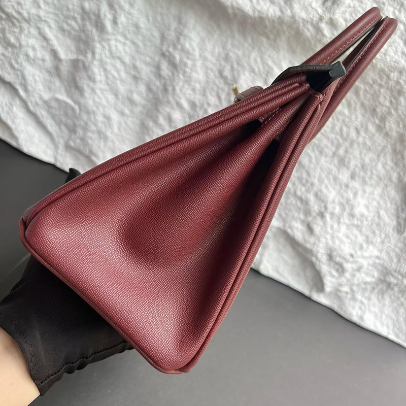 エルメス バーキン25の通販 HERMES バーキン25 ルージュアッシュ マダム ゴールド金具 H082301CC55 エルメスバーキンコピー - 画像 (6)