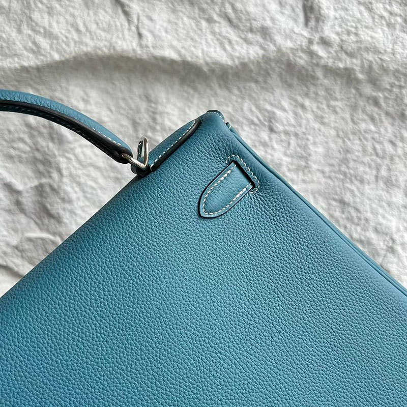 エルメス ケリー28の通販 HERMES ケリー28 内縫い ニューブルージーン トゴ シルバー金具 H027630CKD2 エルメス ケリー 28 トゴ - 画像 (7)