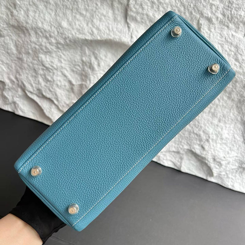 エルメス ケリー28の通販 HERMES ケリー28 内縫い ニューブルージーン トゴ シルバー金具 H027630CKD2 エルメス ケリー 28 トゴ - 画像 (2)