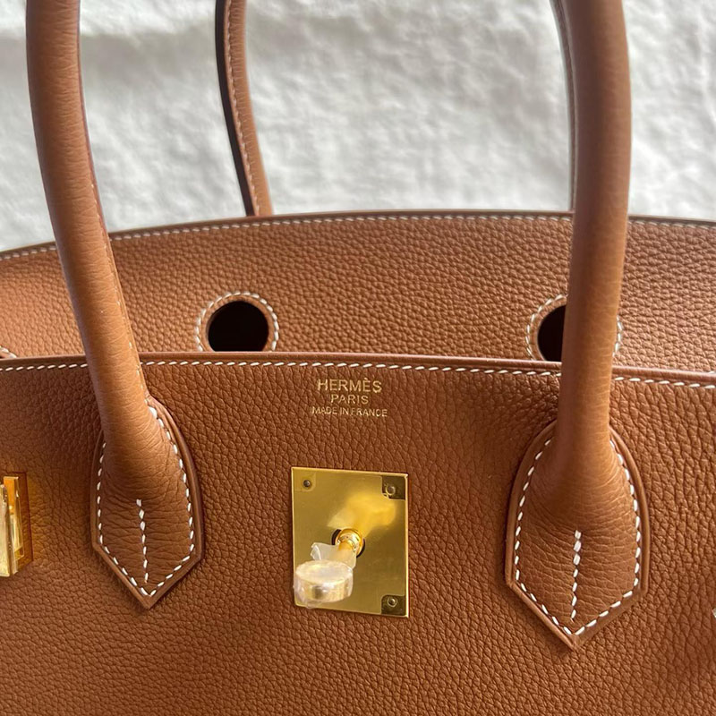 エルメス バーキン 30の通販 HERMES バーキン30 ゴールド トゴ ゴールド金具 H027633CC37 エルメスバーキンスーパーコピー - 画像 (4)