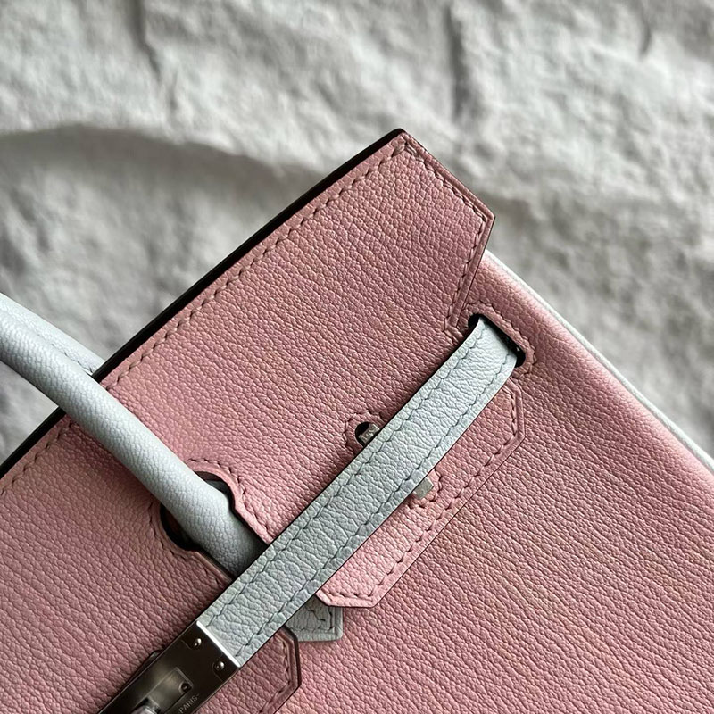 エルメス バーキン25の通販 HERMES バーキン25 ローズサクラ/ブルーブリュム シェブルミゾル シルバー金具 H041704CC3Q バーキン パーソナルオーダー 刻印 - 画像 (9)