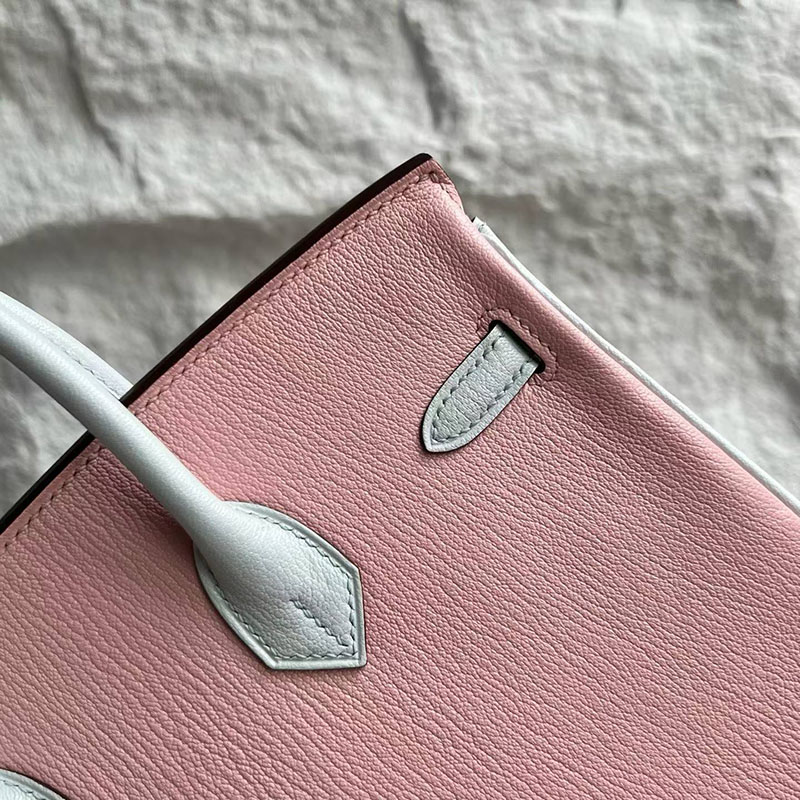 エルメス バーキン25の通販 HERMES バーキン25 ローズサクラ/ブルーブリュム シェブルミゾル シルバー金具 H041704CC3Q バーキン パーソナルオーダー 刻印 - 画像 (7)