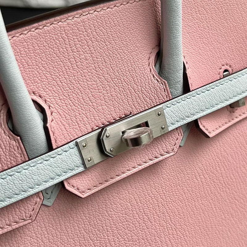 エルメス バーキン25の通販 HERMES バーキン25 ローズサクラ/ブルーブリュム シェブルミゾル シルバー金具 H041704CC3Q バーキン パーソナルオーダー 刻印 - 画像 (5)