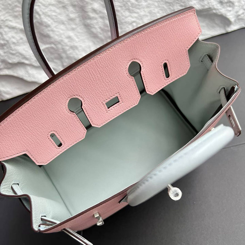 エルメス バーキン25の通販 HERMES バーキン25 ローズサクラ/ブルーブリュム シェブルミゾル シルバー金具 H041704CC3Q バーキン パーソナルオーダー 刻印 - 画像 (4)