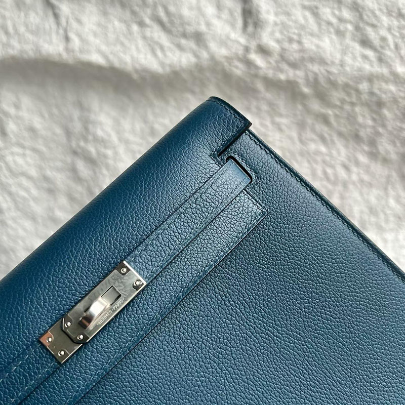 エルメス ケリーダンスの通販 HERMES ケリーダンス2 ディープブルー エバーカラー シルバー金具 H076241CKS4 ケリーダンス リュック - 画像 (9)