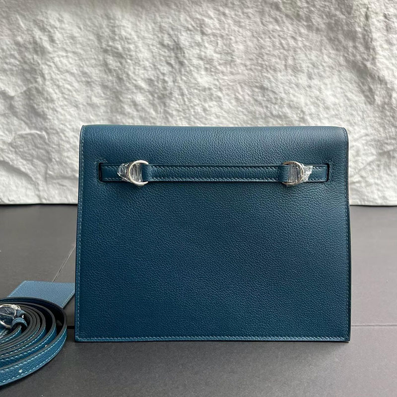 エルメス ケリーダンスの通販 HERMES ケリーダンス2 ディープブルー エバーカラー シルバー金具 H076241CKS4 ケリーダンス リュック - 画像 (8)