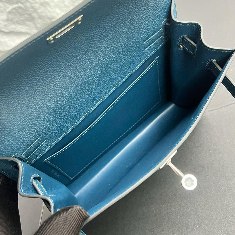 エルメス ケリーダンスの通販 HERMES ケリーダンス2 ディープブルー エバーカラー シルバー金具 H076241CKS4 ケリーダンス リュック - 画像 (6)