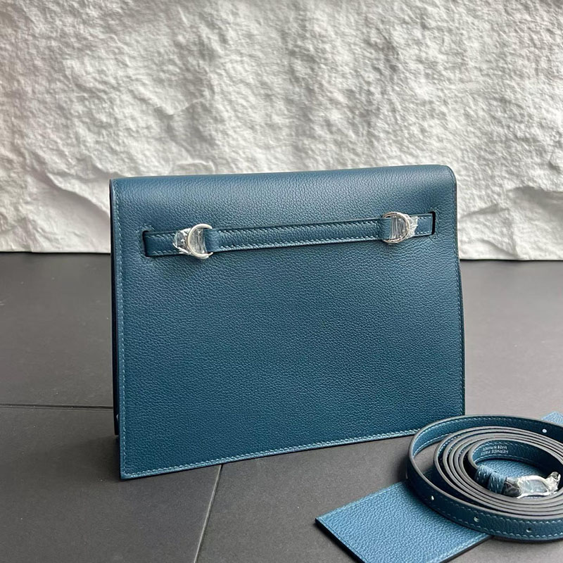 エルメス ケリーダンスの通販 HERMES ケリーダンス2 ディープブルー エバーカラー シルバー金具 H076241CKS4 ケリーダンス リュック - 画像 (3)