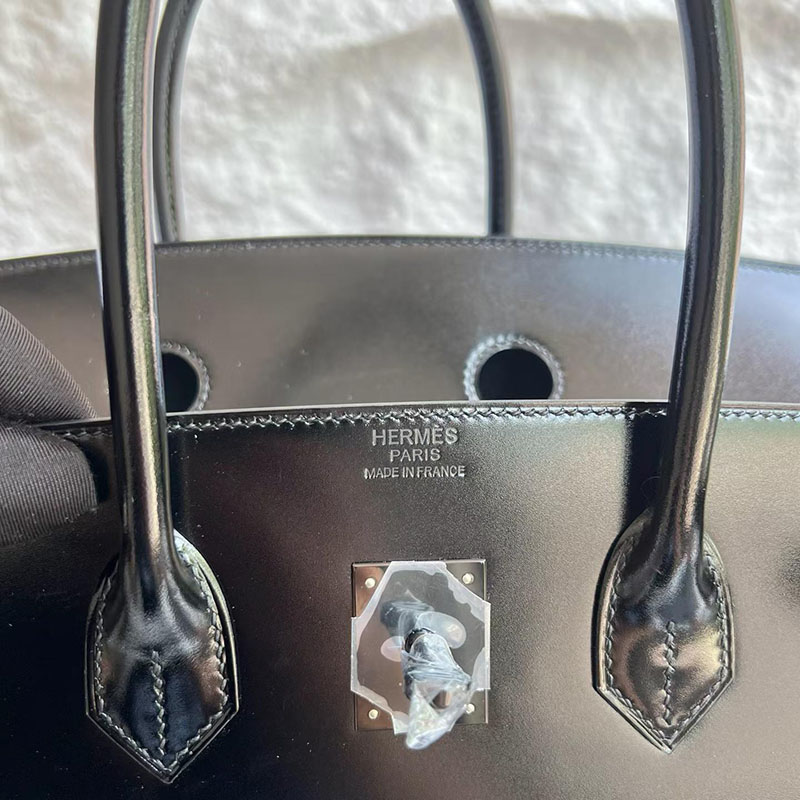 エルメス バーキン 35の通販 HERMES バーキン35 黒 ブラック ボックスカーフ ブラック金具 H062409CK89 バーキン ボックス カーフ 定価 - 画像 (3)