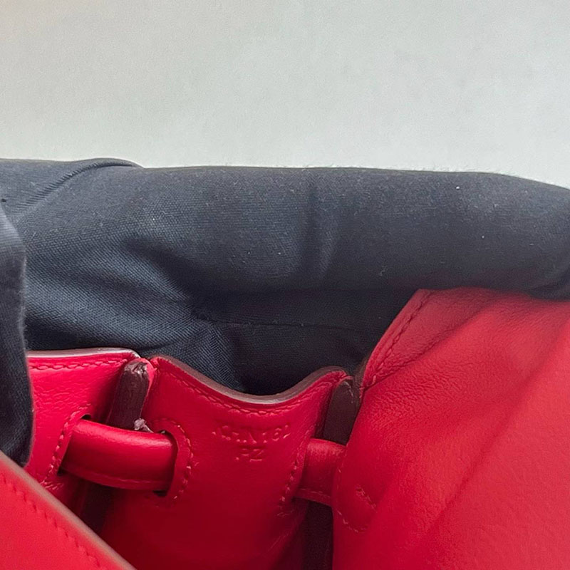 エルメス ケリードールの通販 HERMES ケリードール ルージュカザック/ルージュアッシュ スイフト シルバー金具 H085023CKQ5 ケリードール 風 - 画像 (3)