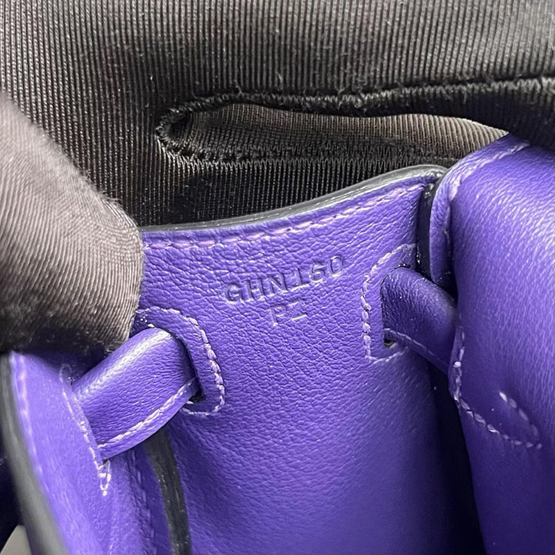 エルメス ケリードールの通販 HERMES ケリードール パープル/デュンヌ スイフト シルバー金具 H085023CKX3 ケリードール 値段 - 画像 (4)