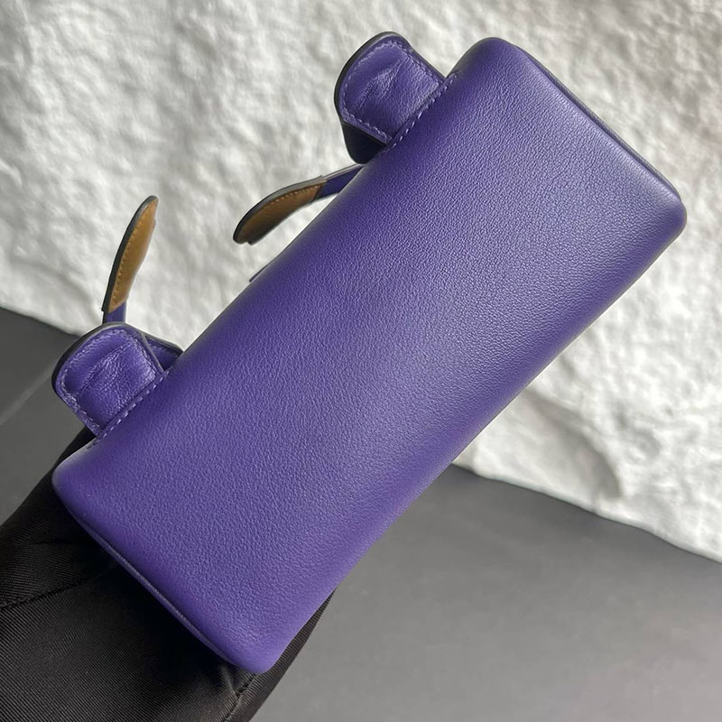 エルメス ケリードールの通販 HERMES ケリードール パープル/デュンヌ スイフト シルバー金具 H085023CKX3 ケリードール 値段 - 画像 (3)