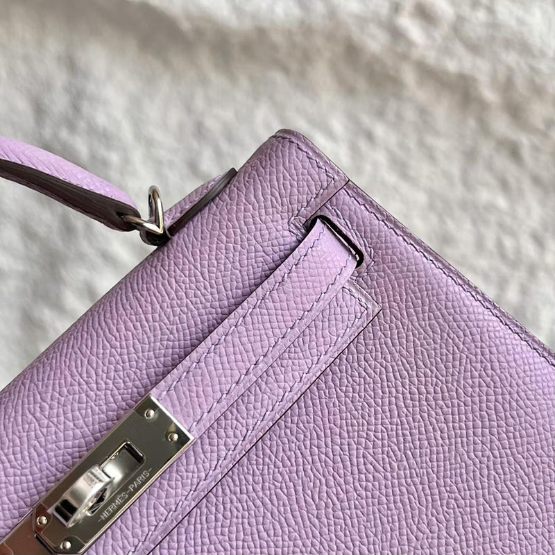エルメス ケリーミニ2の通販 HERMES ケリーミニ2 外縫い ギモーヴ ヴォーエプソン シルバー金具 H071941CKX0 エルメス 2026 新色 - 画像 (9)
