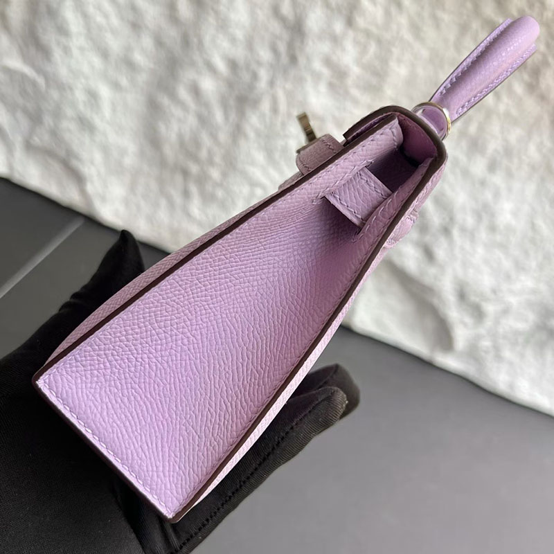 エルメス ケリーミニ2の通販 HERMES ケリーミニ2 外縫い ギモーヴ ヴォーエプソン シルバー金具 H071941CKX0 エルメス 2026 新色 - 画像 (6)