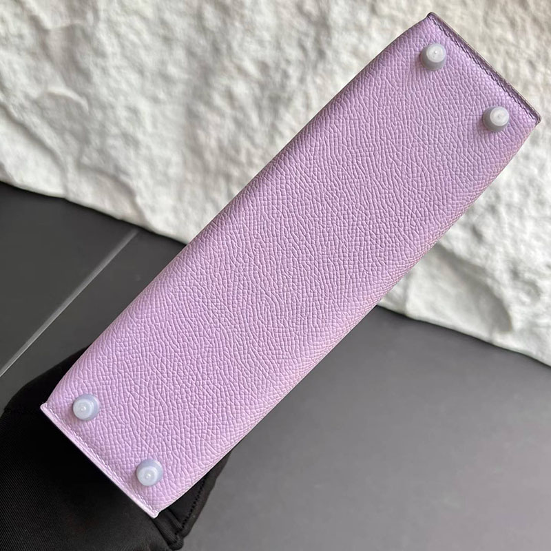 エルメス ケリーミニ2の通販 HERMES ケリーミニ2 外縫い ギモーヴ ヴォーエプソン シルバー金具 H071941CKX0 エルメス 2026 新色 - 画像 (2)