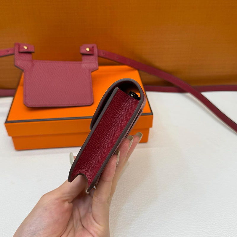 エルメス コンスタンス スリムの通販 HERMES コンスタンス スリム ルージュグレナ ヴォー・エプソン ゴールド金具 H082060CCK1 コンスタンス スリム 定価 - 画像 (8)