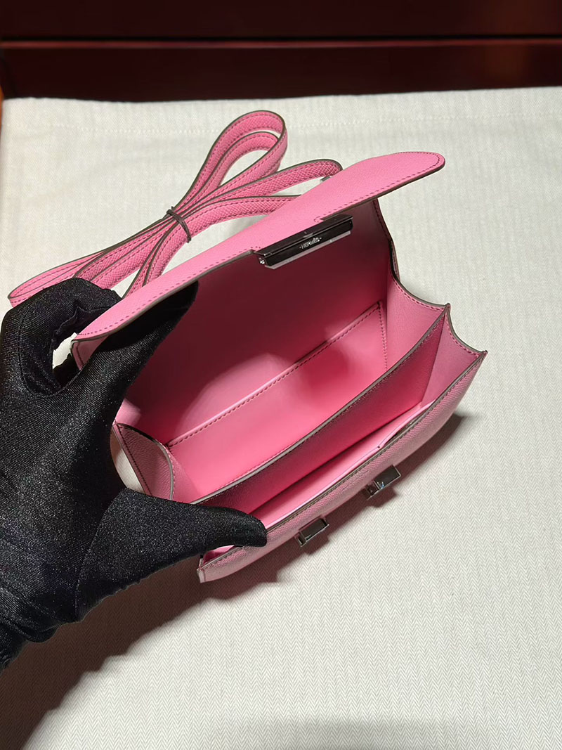 エルメス コンスタンスの通販 HERMES コンスタンス3 ミニ ピンク ヴォーエプソン ゴールド金具 H056341CK5P エルメス バッグ ピンク - 画像 (5)