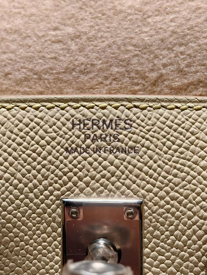 エルメス バーキン25の通販 HERMES バーキン25セリエ ジョーヌミルトン ヴォーエプソン シルバー金具 H082302CKI8 エルメス バーキン25 人気色 - 画像 (4)