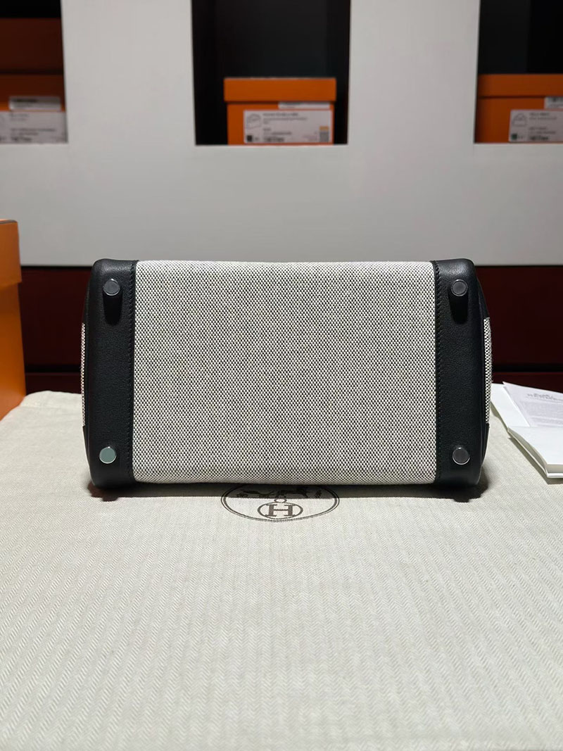 エルメス バーキン25の通販 HERMES バーキン25 黒 ブラック トワルアッシュ/スイフト シルバー金具 2633058 バーキン25 黒 定価 - 画像 (3)