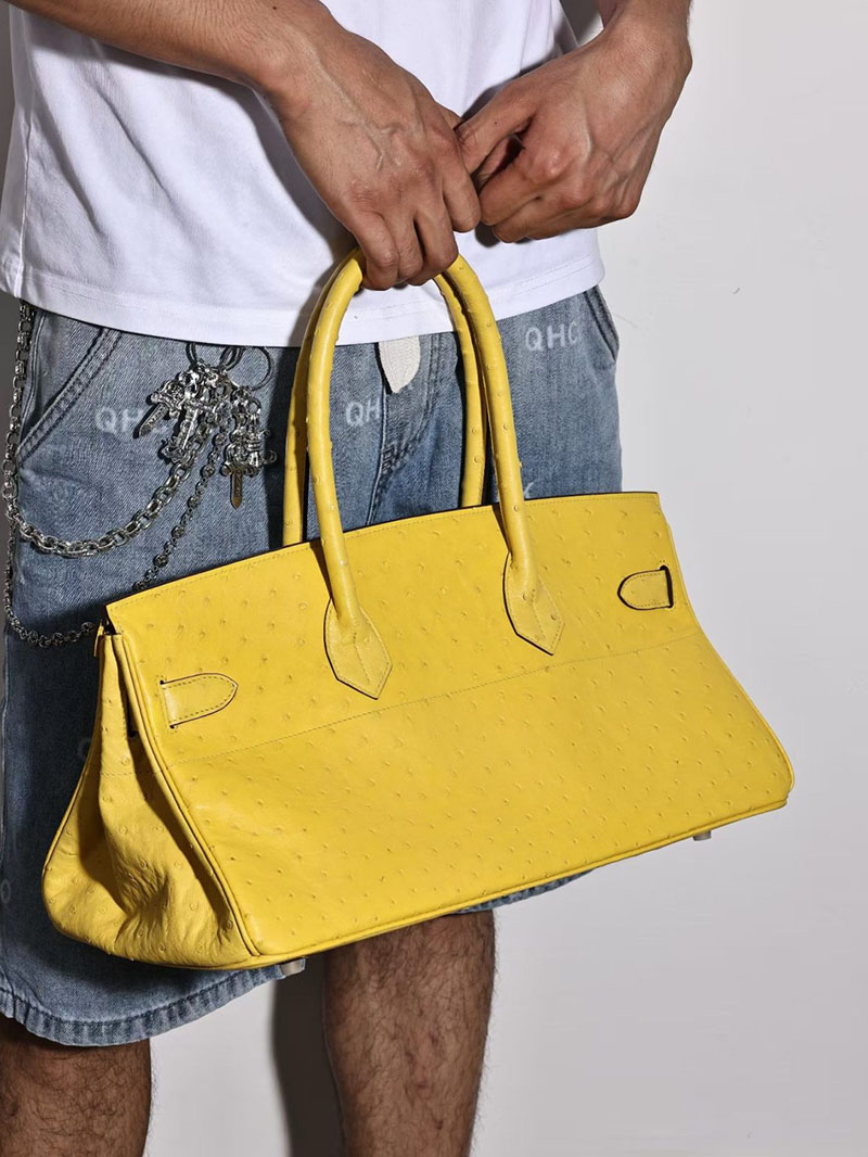 エルメス ショルダーバーキン42の通販 HERMES ショルダーバーキン42 ライム オーストリッチ ゴールド金具 H044163CC9R ショルダーバーキン 定価 - 画像 (4)