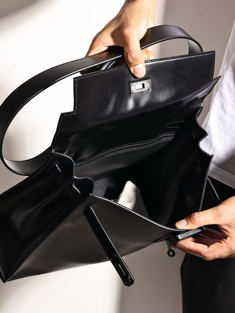 エルメス メンズバッグ 人気の通販 HERMES エルメス ケリー35cm 外縫い 黒 ボックスカーフ ブラック金具 H062434CK89 エルメス メンズバッグ ケリー - 画像 (5)