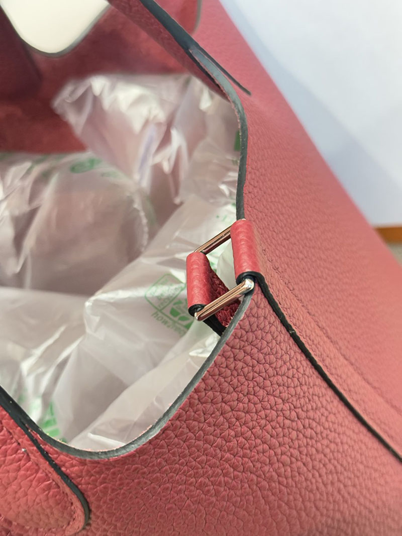 エルメス ピコタン18の通販 HERMES ピコタンロックPM ルージュグレナ トリヨンクレマンス シルバー金具 H056289CKK1 エルメス ピコタン PM - 画像 (7)