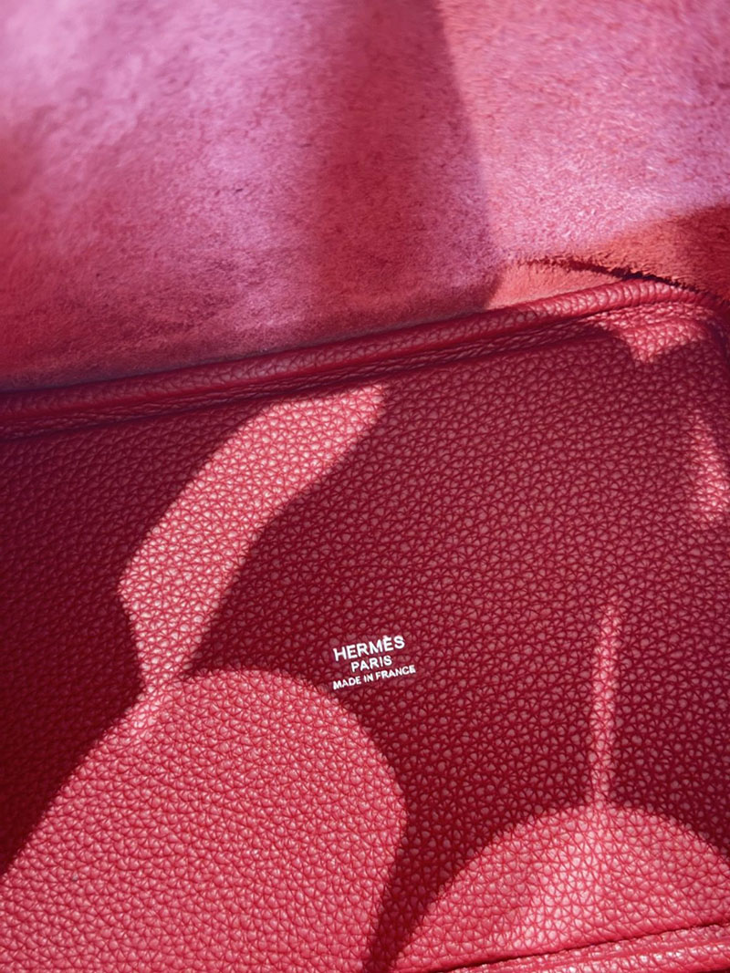 エルメス ピコタン18の通販 HERMES ピコタンロックPM ルージュグレナ トリヨンクレマンス シルバー金具 H056289CKK1 エルメス ピコタン PM - 画像 (2)
