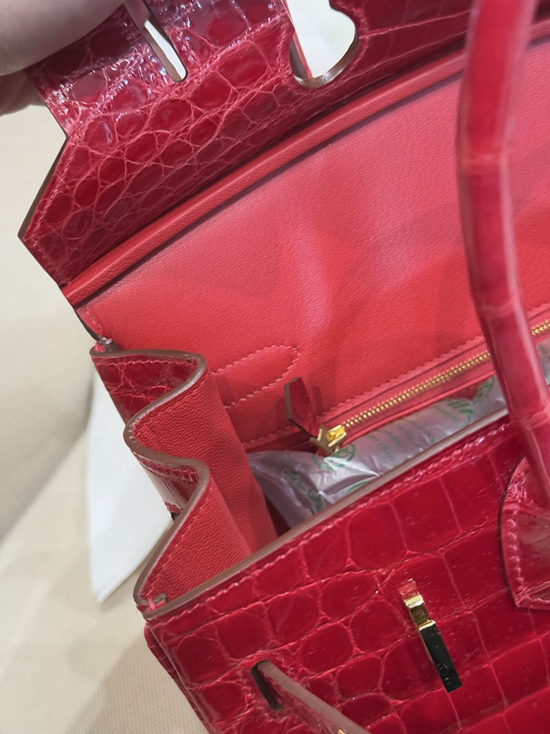 エルメス バーキン 25の通販 HERMES バーキン25 ブレイズ クロコダイル ニロティカス ゴールド金具 H043954CC95 バーキン25 クロコ 定価 - 画像 (7)
