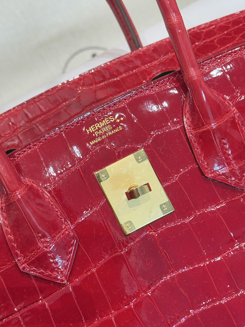 エルメス バーキン 25の通販 HERMES バーキン25 ブレイズ クロコダイル ニロティカス ゴールド金具 H043954CC95 バーキン25 クロコ 定価 - 画像 (3)