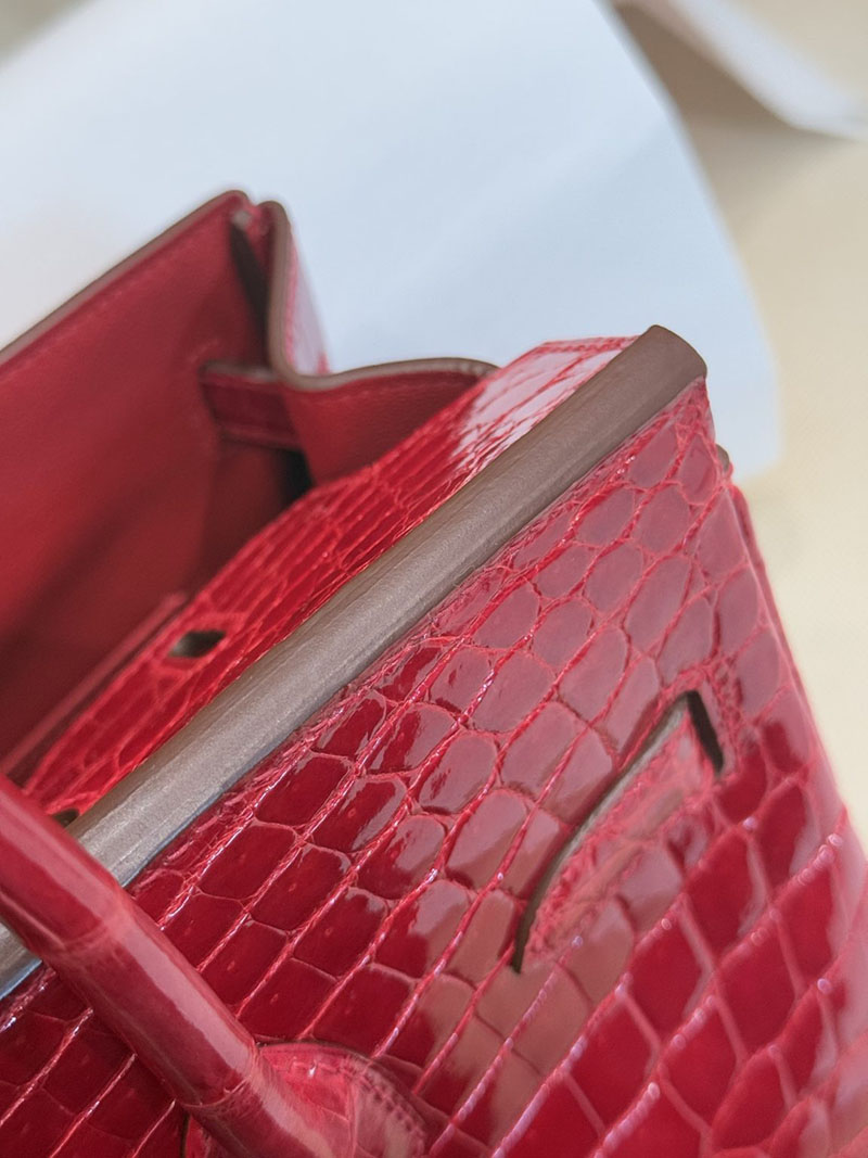 エルメス バーキン 25の通販 HERMES バーキン25 ブレイズ クロコダイル ニロティカス ゴールド金具 H043954CC95 バーキン25 クロコ 定価 - 画像 (2)