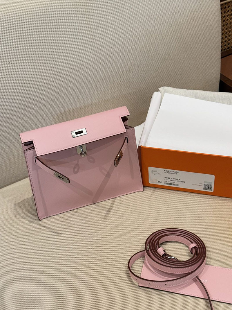 エルメス ケリーダンスの通販 HERMES ケリーダンス2 ローズサクラ スイフト シルバー金具 H077942CC3Q エルメス ケリーダンス 2 - 画像 (3)