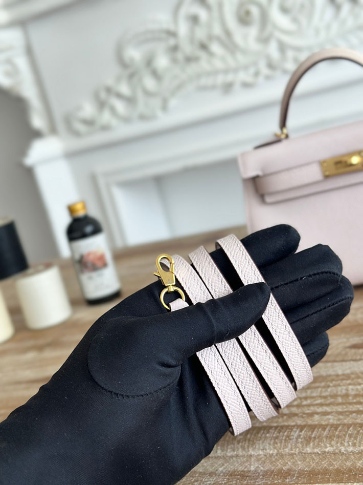 エルメス ミニケリーの定価 HERMES ケリーミニ2 モーヴペール ヴォーエプソン ゴールド金具 H073663CC09 エルメス バッグ レディース - 画像 (5)
