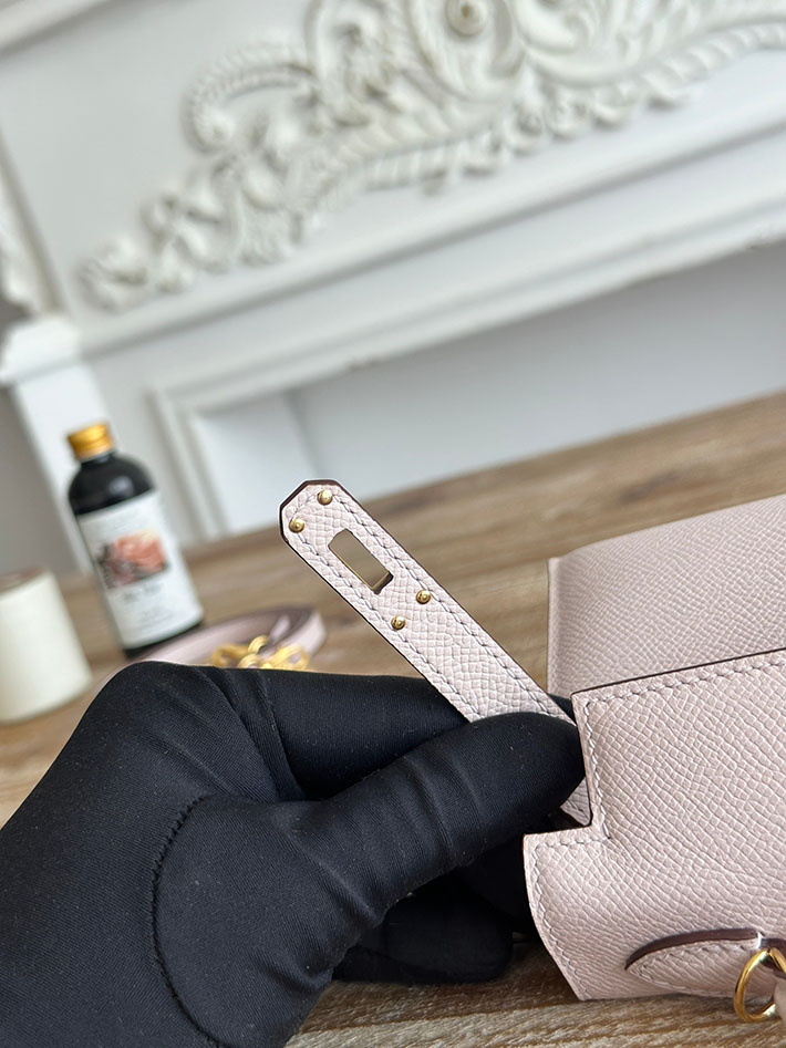 エルメス ミニケリーの定価 HERMES ケリーミニ2 モーヴペール ヴォーエプソン ゴールド金具 H073663CC09 エルメス バッグ レディース - 画像 (4)