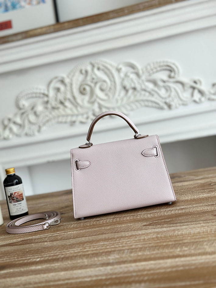 エルメス ミニケリーの定価 HERMES ケリーミニ2 モーヴペール ヴォーエプソン シルバー金具 H073663CK09 エルメス バッグ人気ランキング - 画像 (9)